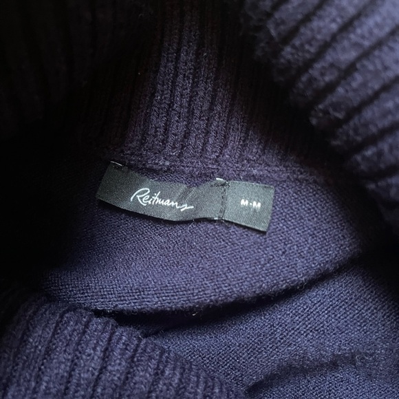 Reitmans Deep Blue/Indigo Knit Turtleneck Dress​ - Picture 2 of 3